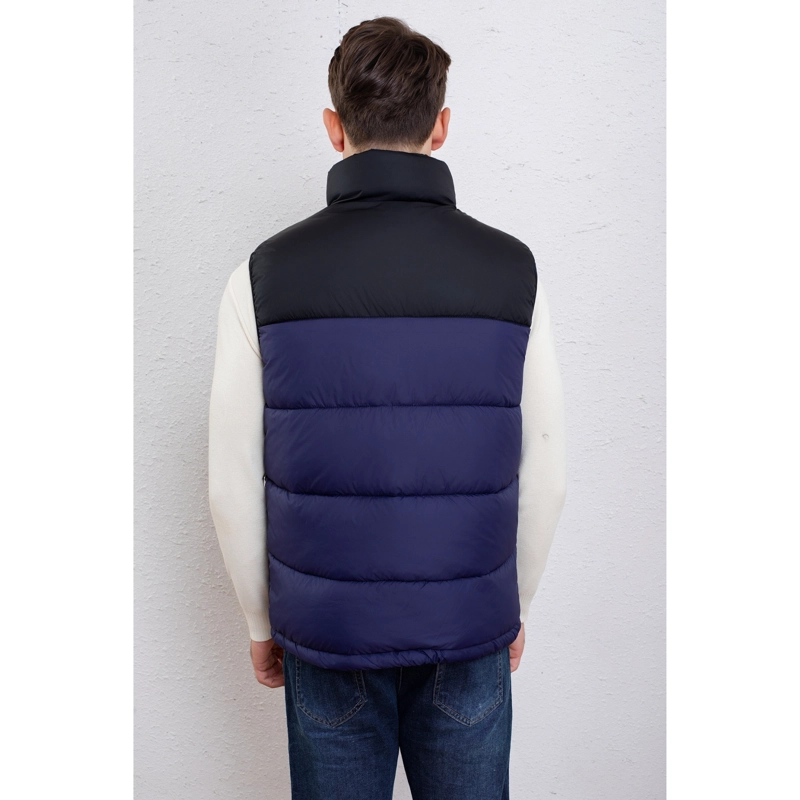 PARKA SIN MANGAS HOMBRE CHAQUETA FORRO INTERIOR POLAR BOLSILLOS 0028 - 4