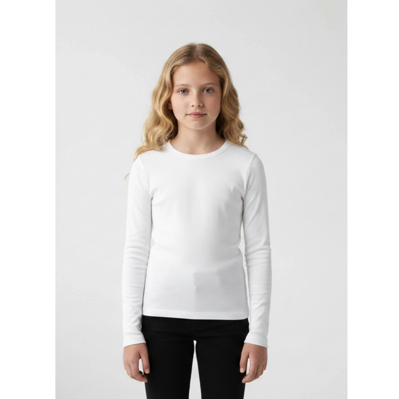 PACK 2 CAMISETA NIÑAS JUVENIL MANGA LARGA CUELLO POLO BAMBU 1056 - 4