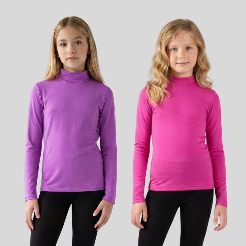 PACK 2 CAMISETA BEATLE NIÑAS JUVENIL MANGA LARGA COLORES POLAR 9472 - 1