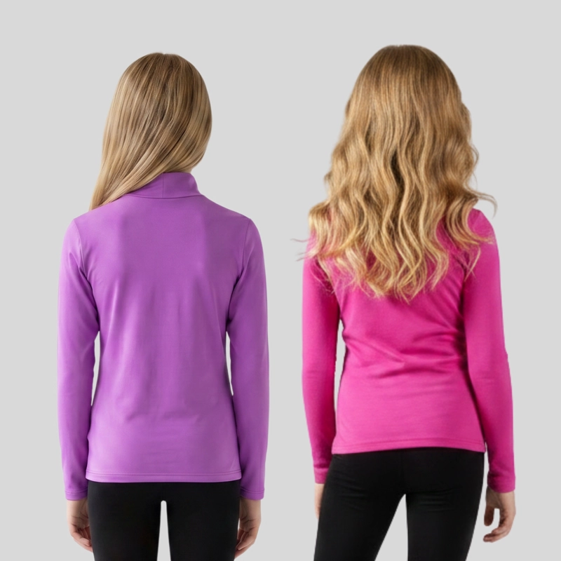 PACK 2 CAMISETA BEATLE NIÑAS JUVENIL MANGA LARGA COLORES POLAR 9472 - 3