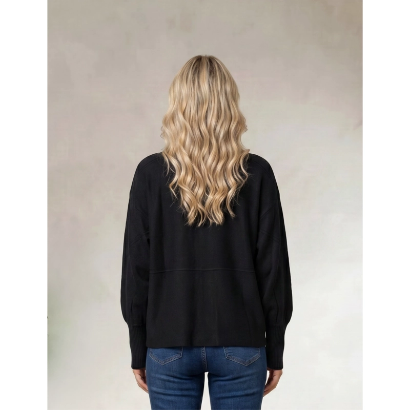 SWEATER MUJER CORTO MANGA MUERCIELAGO LARGA TEJIDO BEATLE 5116 - 3