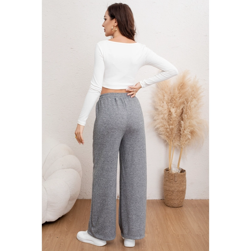 PANTALON DEPORTIVO MUJER GRUESO BOLSILLOS ANCHO OTOÑO INVIERNO 7168 - 4