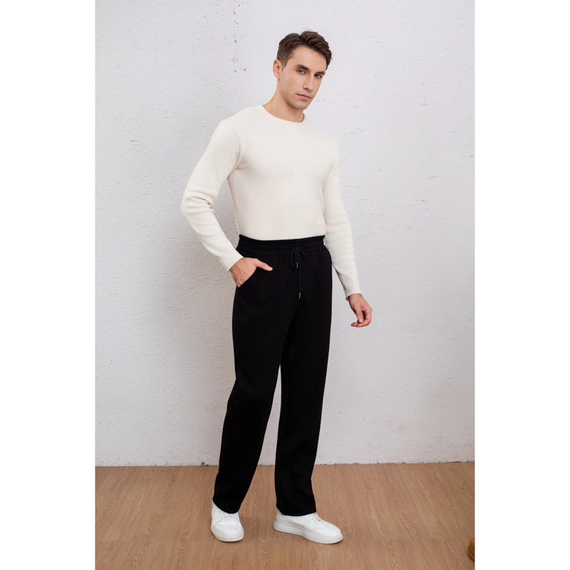 PANTALON BUZO HOMBRE RECTO FORRO INTERIOR POLAR BOLSILLOS 2300 - 1