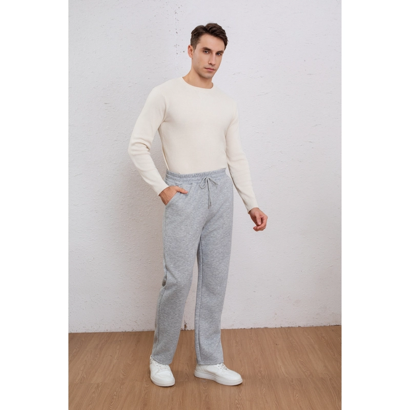 PANTALON BUZO HOMBRE RECTO FORRO INTERIOR POLAR BOLSILLOS 2300 - 1