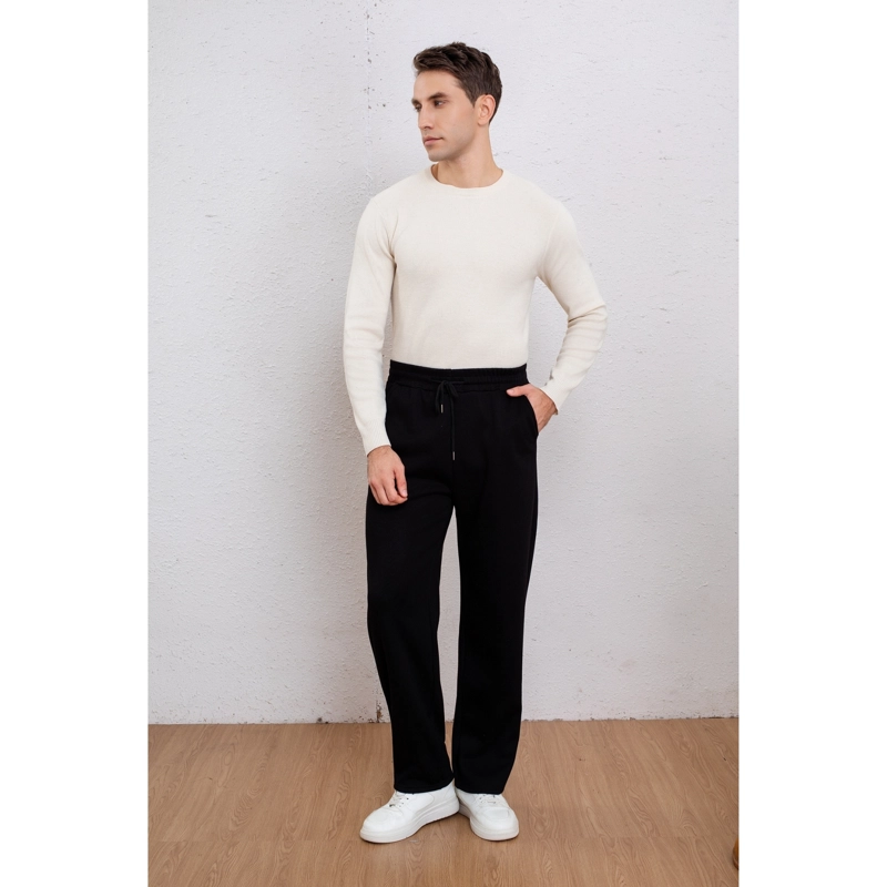 PANTALON BUZO HOMBRE RECTO FORRO INTERIOR POLAR BOLSILLOS 2300 - 2
