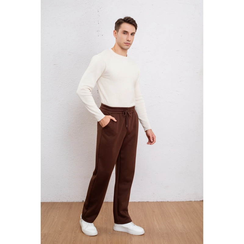 PANTALON BUZO HOMBRE RECTO FORRO INTERIOR POLAR BOLSILLOS 2300 - 2