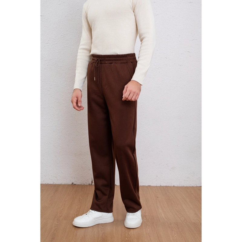 PANTALON BUZO HOMBRE RECTO FORRO INTERIOR POLAR BOLSILLOS 2300 - 3