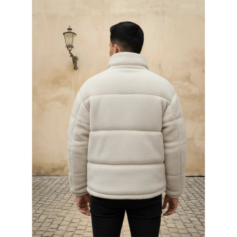 CHAQUETA CORDERITO HOMBRE PREMIUM CALIDAD CUELLO ALTO 6091 - 3