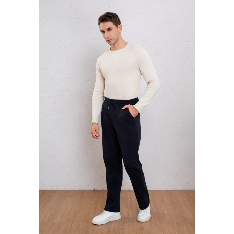 PANTALON RECTO HOMBRE COTELE INTERIOR POLAR BOLSILLOS CARGO 7156 - 1