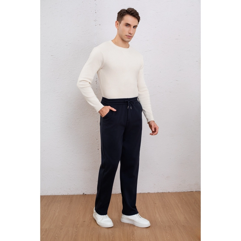 PANTALON RECTO HOMBRE COTELE INTERIOR POLAR BOLSILLOS CARGO 7156 - 3