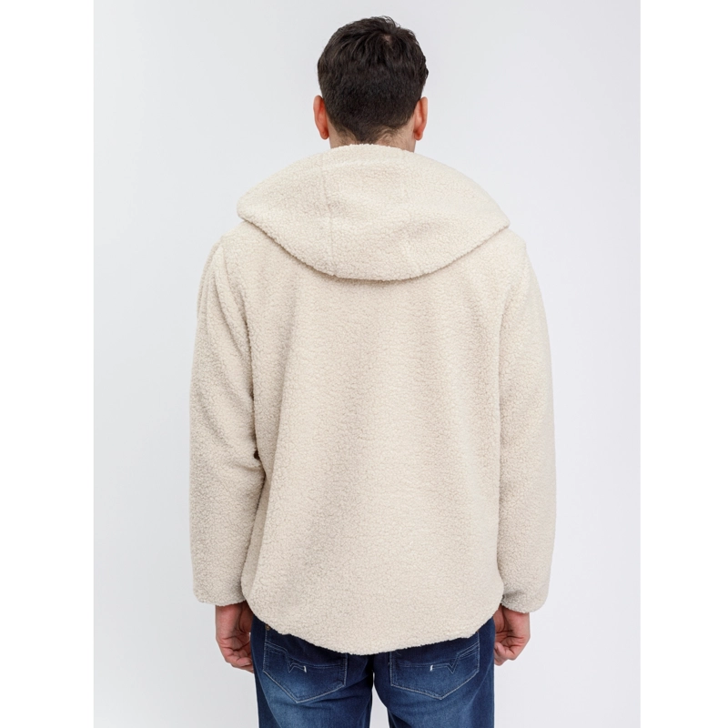 CHAQUETA CORDERITO HOMBRE PREMIUM CALIDAD PREMIUM GORRO CIERRE 6092 - 3