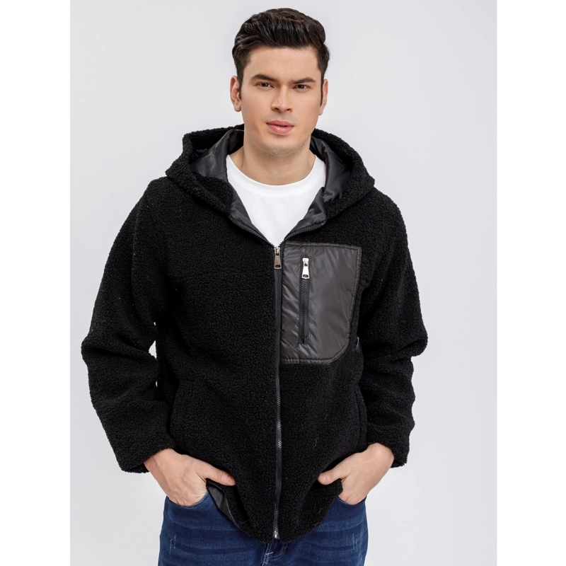 CHAQUETA CORDERITO HOMBRE PREMIUM CALIDAD PREMIUM GORRO CIERRE 6092 - 3