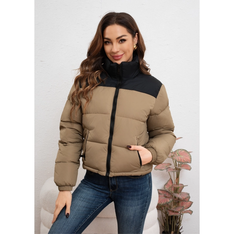 CHAQUETA PUFFER MUJER PARKA IMPERMEABLE ACOLCHADA INVIERNO 0009 - 3