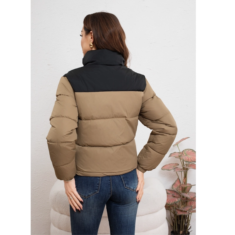 CHAQUETA PUFFER MUJER PARKA IMPERMEABLE ACOLCHADA INVIERNO 0009 - 4