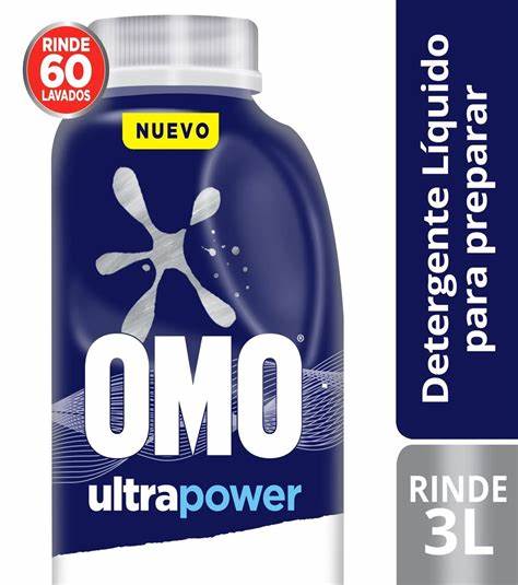 OMO MATIC ULTRA POWER LÍQUIDO 500ML BOTELLA ANTIMANCHA PACK 12 UNIDADES - 2