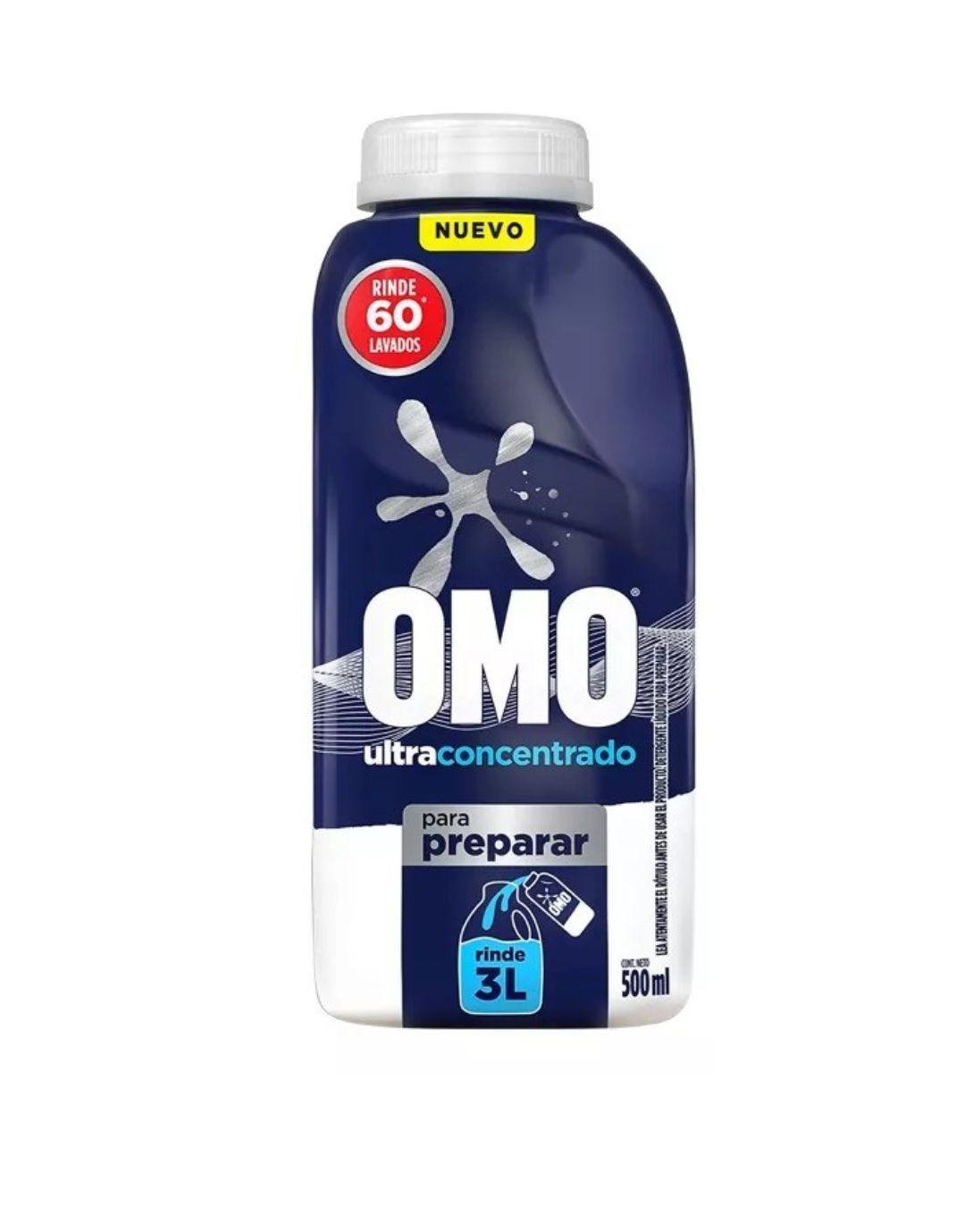 OMO MATIC ULTRA POWER LÍQUIDO 500ML BOTELLA ANTIBACTERIAL PACK 6 UNIDADES - 2