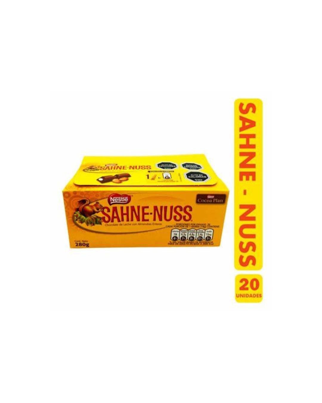 CHOCOLATE SHANE NUSS 20 UNIDADES X 14G – DELICIOSO CHOCOLATE INDIVIDUAL IDEAL PARA COMPARTIR O LLEVA - 1