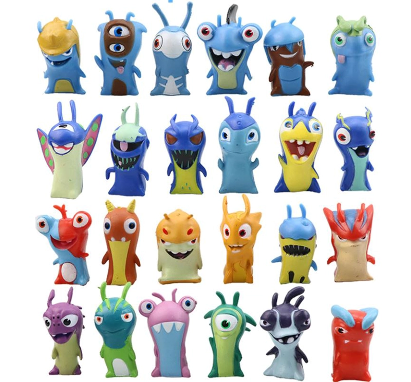 BAJOTERRA SLUGTERRA SET DE 24 FIGURAS DE BABOSAS + BASE COMPATIBLE CON LEGO 16 PUNTOS - 2