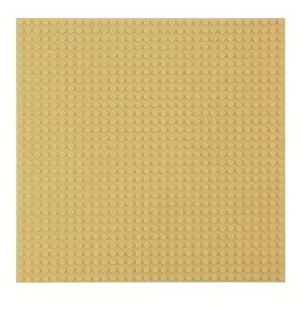 PLACA BASE COMPATIBLE CON LEGO 26 CMS 32 X 32 PUNTOS BEIGE - 1