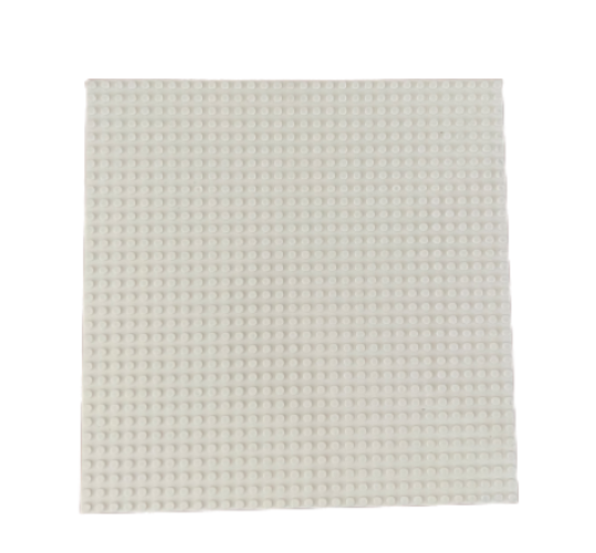 PLACA BASE COMPATIBLE CON LEGO 26 CMS 32 X 32 PUNTOS BLANCO - 1