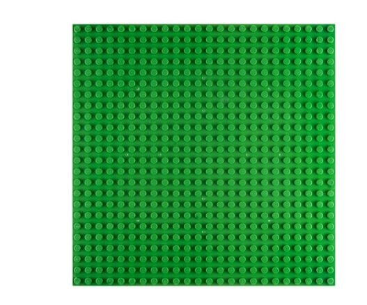 PLACA BASE COMPATIBLE CON LEGO 20 CMS 24 X 24 PUNTOS VERDE - 1