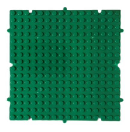 PLACA BASE COMPATIBLE CON LEGO 13 CM 16 X 16 PUNTOS GRIS - 1