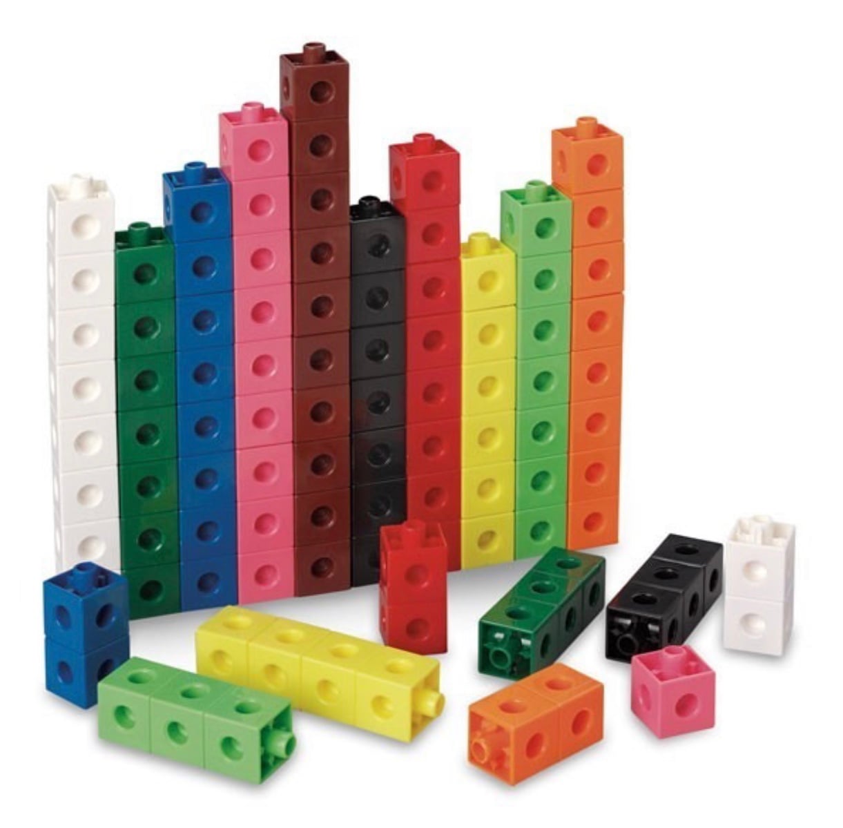 CUBOS MULTIENCAJE MATEMÁTICA GEOMETRÍA PATRONES CAJA PLÁSTI+ - 2