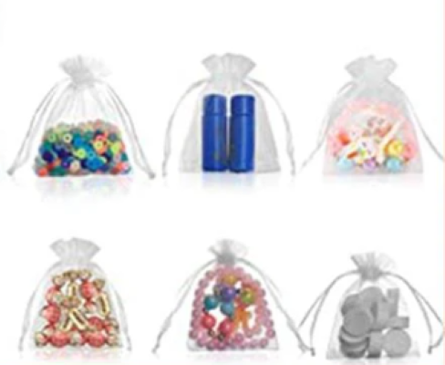 2 BOLSAS DE ORGANZA GRANDE 25 X 35 CMS BLANCAS - 3