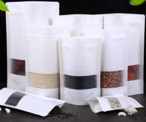 50 BOLSAS PAPEL KRAFT BLANCAS 20X30+5 CMS. RESELLABLES - 8