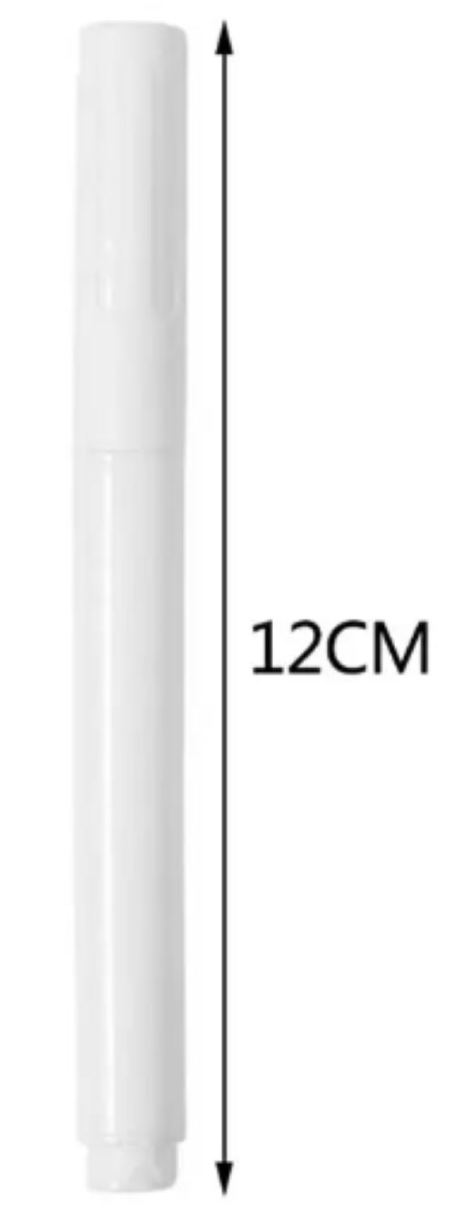 PACK X100 ETIQUETAS PIZARRA ADHESIVAS 6 * 4 CMS + LÁPIZ TIZA +REGALO - 3