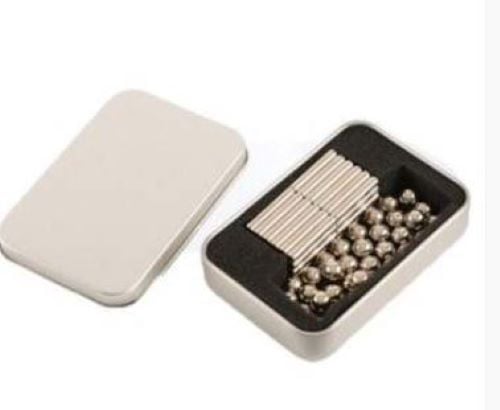 JUEGO DIDÁCTICO INGENIO IMÁN ANTIESTRÉS BARRAS ESFERAS PLATA - 1