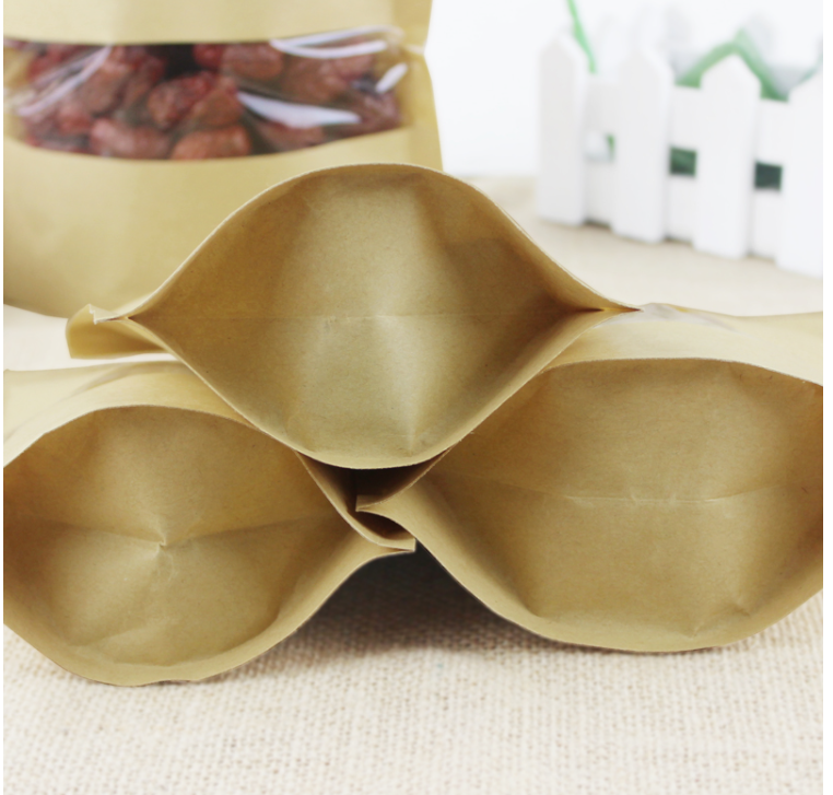 50 BOLSAS DE PAPEL KRAFT 18X30+5 CMS, RESELLABLES - 3