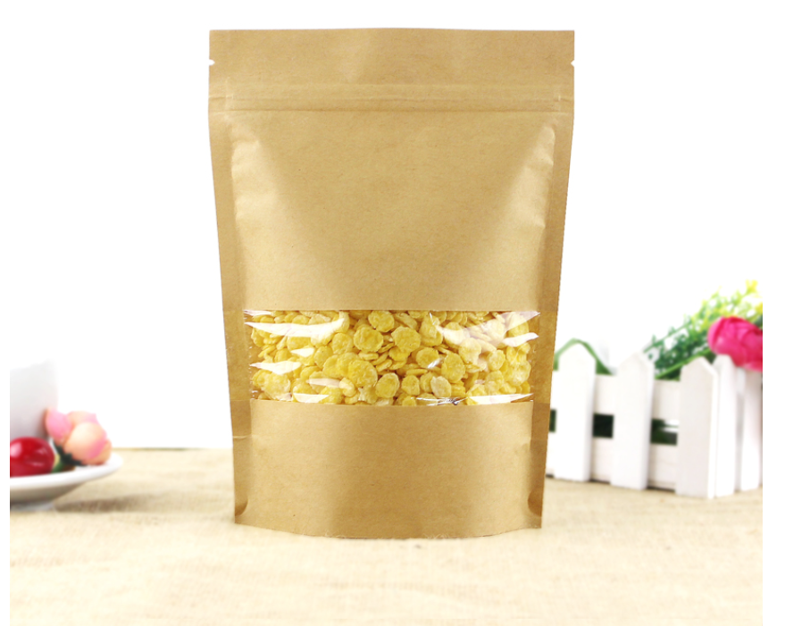 50 BOLSAS DE PAPEL KRAFT 18X30+5 CMS, RESELLABLES - 4