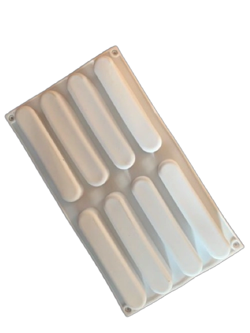 MOLDE DE SILICONA 8 BISCUIT, PLANTILLA, CHAMPAÑA, GALLETA, JABONES - 2