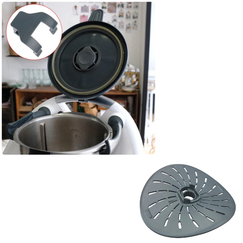 CLIP DE SOPORTE PARA TAPA THERMOMIX® TM6 TM5 TM31 OSOJIMIX® OTROS + CUBRECUCHILLA - 1