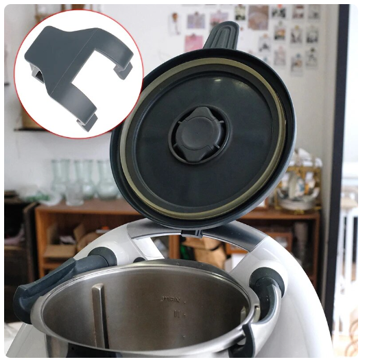 CLIP DE SOPORTE PARA TAPA THERMOMIX® TM6 TM5 TM31 OSOJIMIX® OTROS + CUBRECUCHILLA - 2