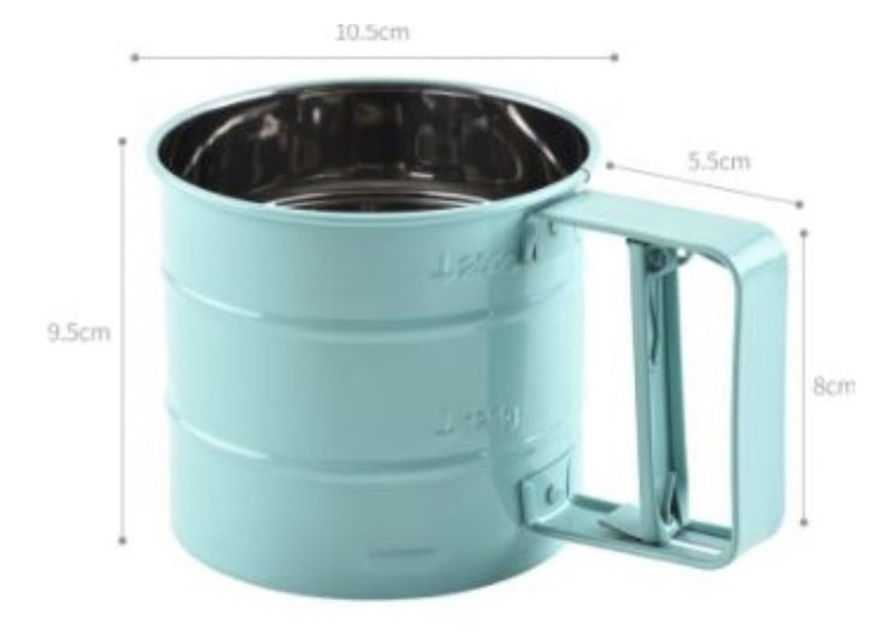 TAMIZADOR CERNIDOR DE HARINA VERDE MENTA - 4