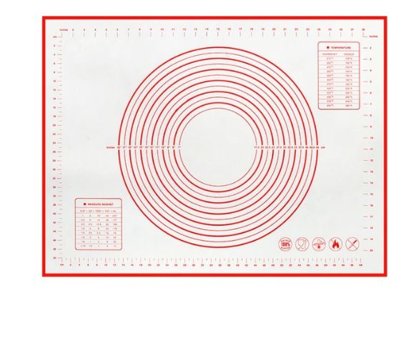 MAT LÁMINA TAPETE SILICONA PARA HORNEAR ANTIADHERENTE, 40 X 60 CMS - 5