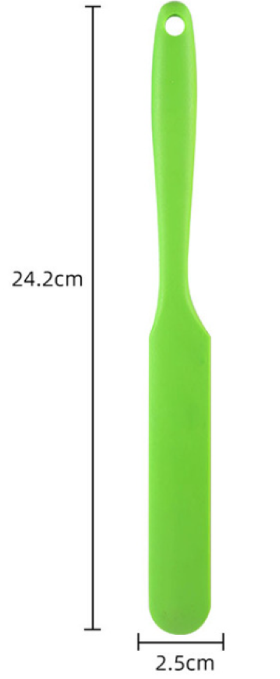 ESPÁTULA MESQUINO DE SILICONA SÓLIDA CON FORMA DE CEPILLO - 2