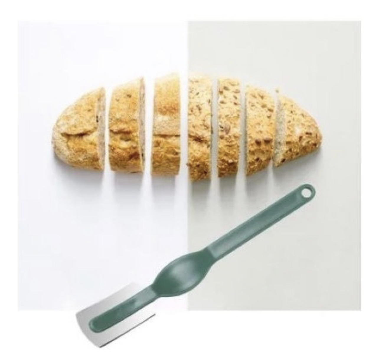 GREÑADOR CORTADOR DE PAN CON CUBIERTA PROTECTORA PARA HOJA - 2