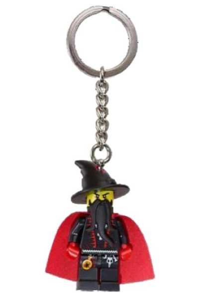 LEGO LLAVERO CASTLE DRAGON WIZARD NEGRO - 1