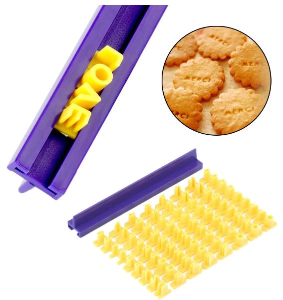 MOLDES LETRAS NUMEROS PARA ESCRIBIR SOBRE GALLETAS Y FONDANT - 5