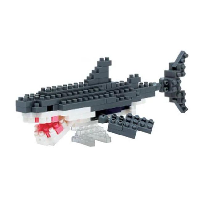 NANOBLOCK GRAN TIBURON BLANCO GREAT WHITE SHARK - 1