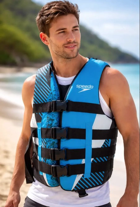 CHALECO FLOTADOR SALVAVIDAS MARCA SPEEDO TALLA SM - 2