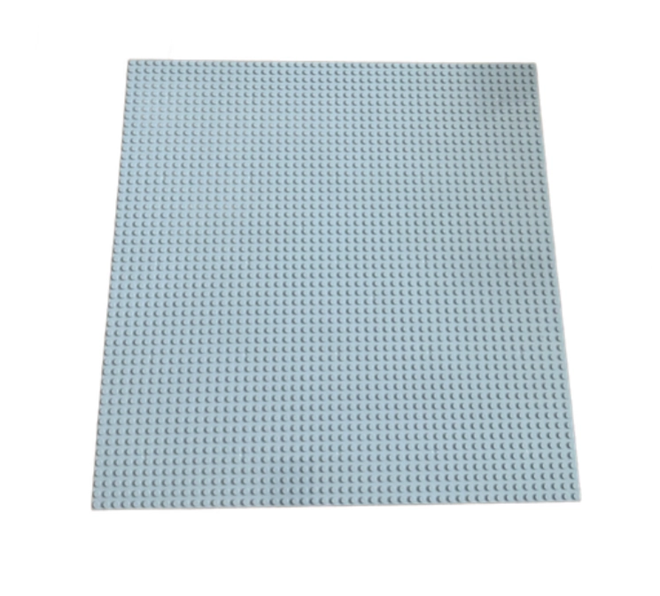 PLACA BASE COMPATIBLE CON LEGO 40 CM 50X50 PUNTOS GRIS CLARO - 1