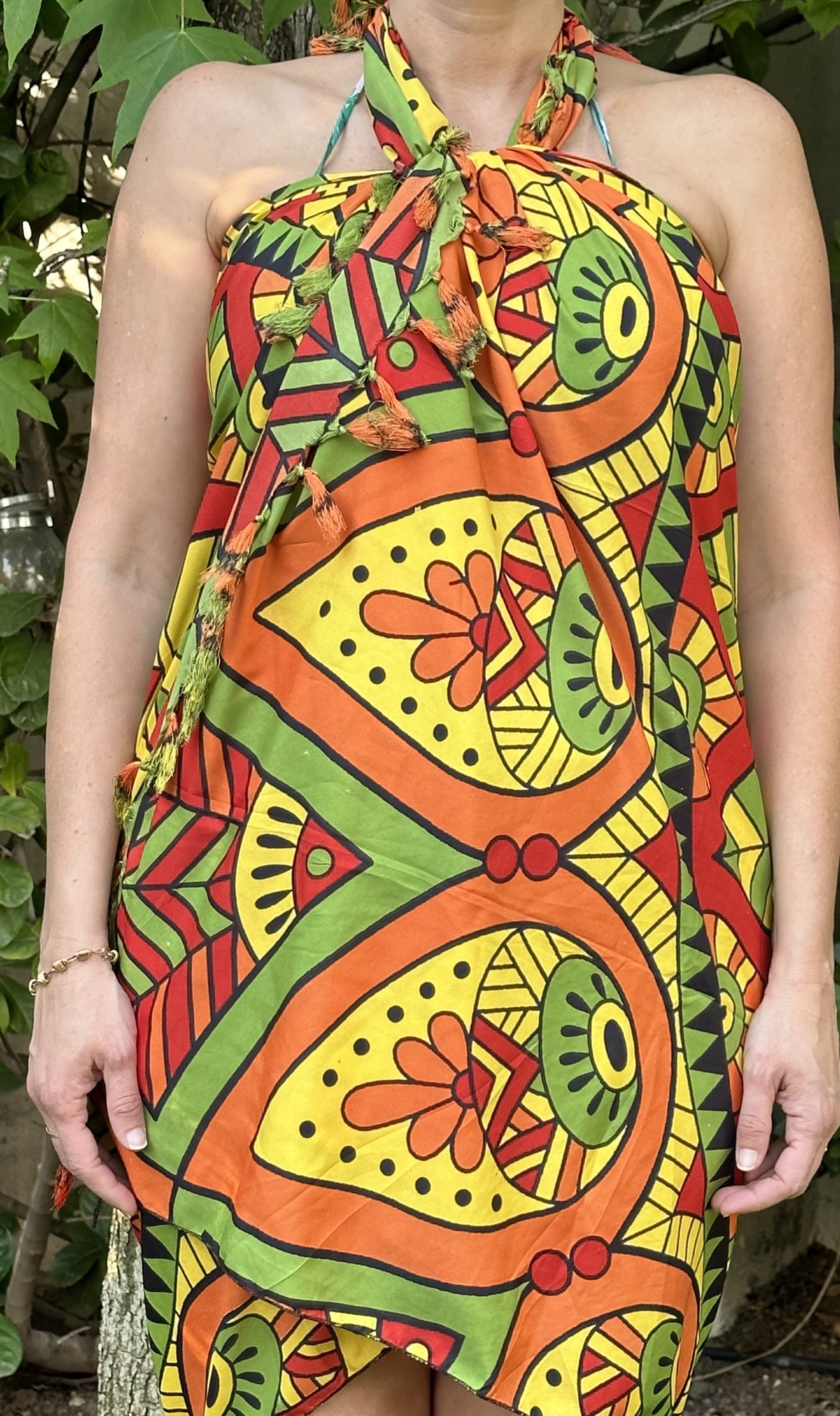 PAREOS BRASILEROS NARANJA MANDALA - 1