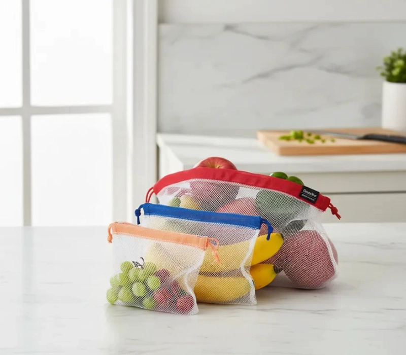 3 BOLSAS PERFORADAS PARA FRUTAS Y VERDURAS - 2