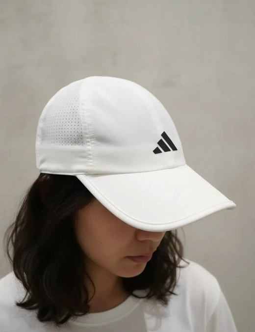 GORRA BLANCA DE RUNNING ADIDAS CLIMACOOL BREATHABILITY - 3
