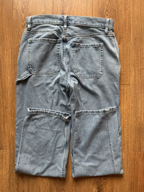 JEANS AEROPOSTALE CORTE RECTO AZUL CLARO MUJER TALLA 10/28 (USADO) - 3
