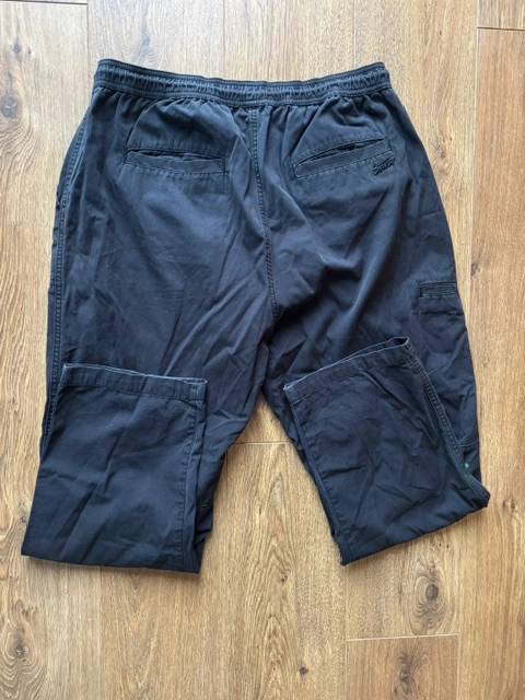 PANTALON CASUAL NEGRO HOMBRE ELASTICA PULL&BEAR TALLA L (USADO) - 3